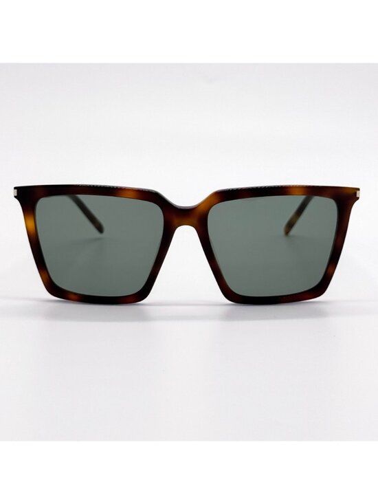 New Saint Laurent Square Havana Green Women Sunglasses SL474 002 main image 6